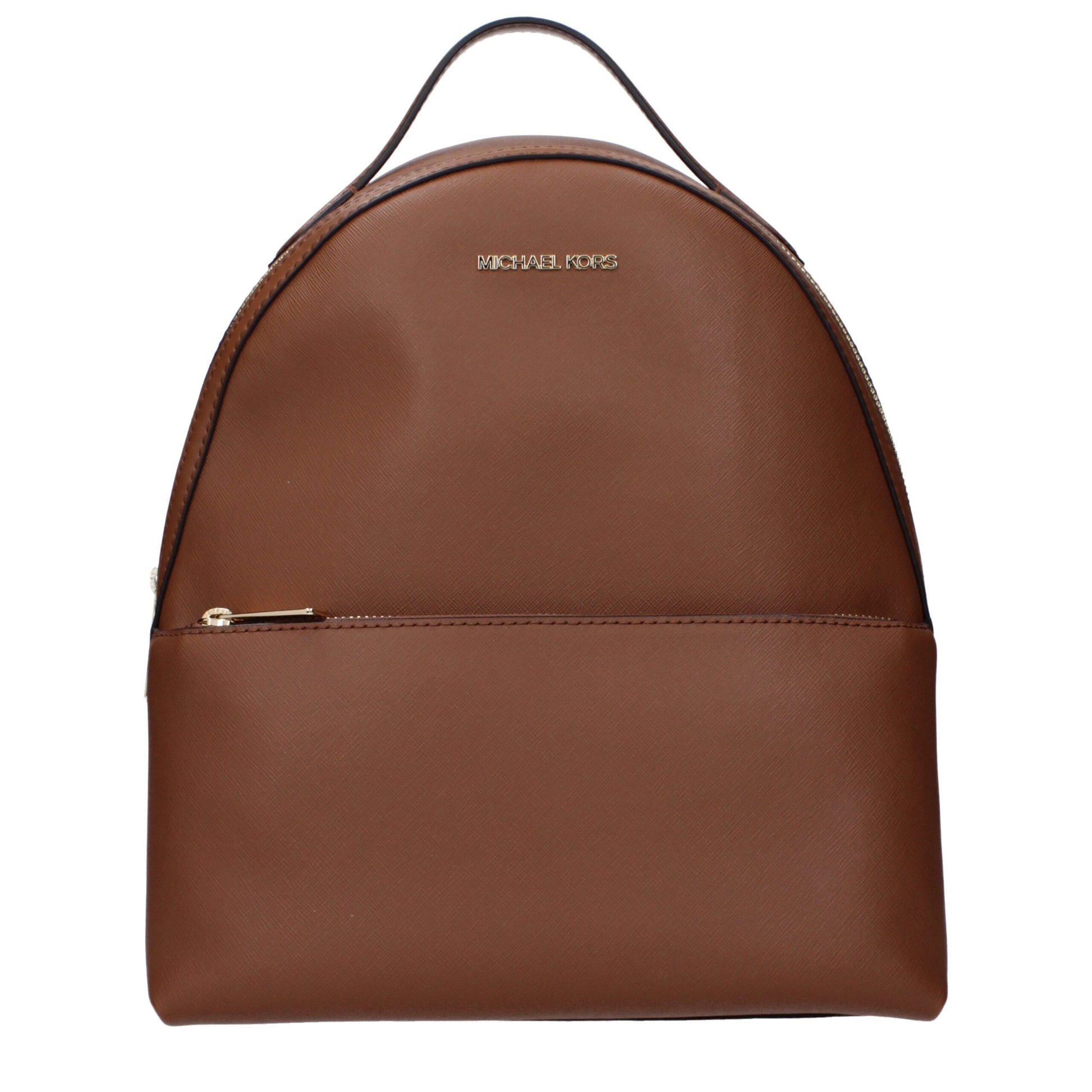 Michael Kors Brown Leather Backpack