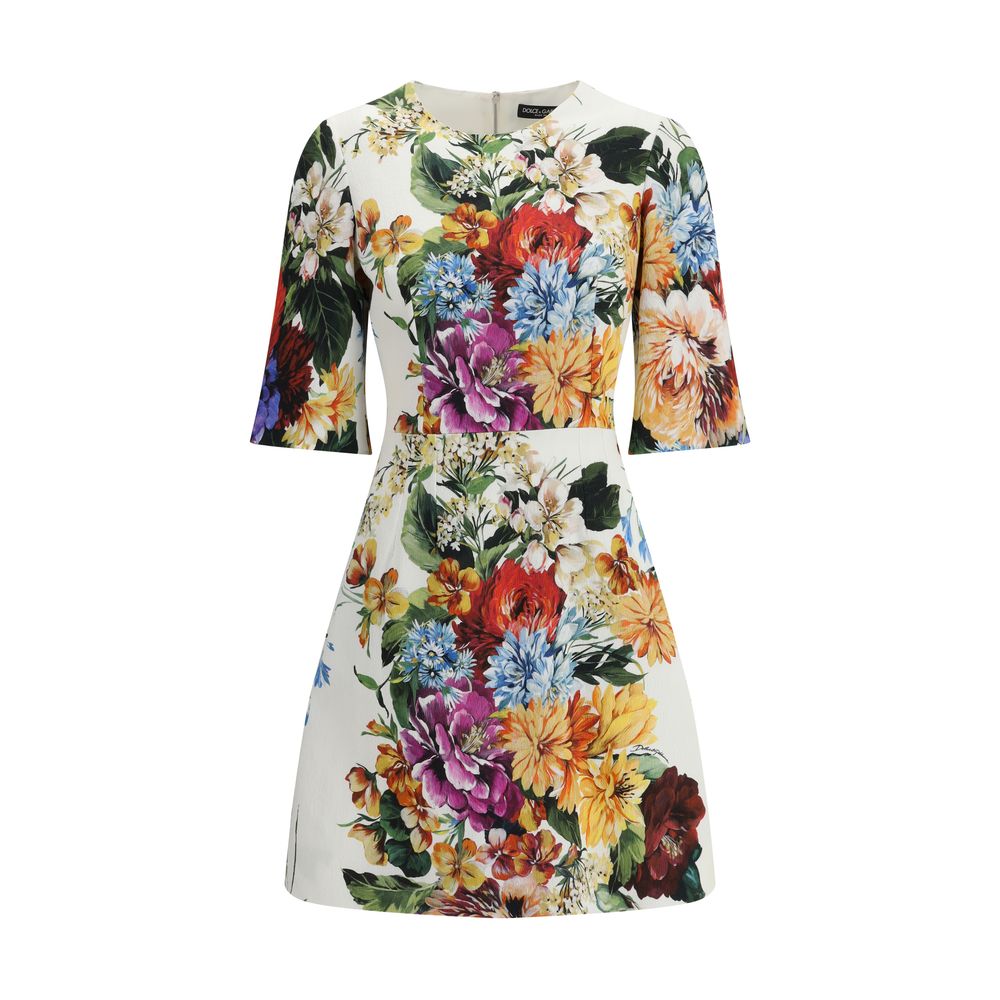 Dolce & Gabbana Multicolor Cotton Casual Dress