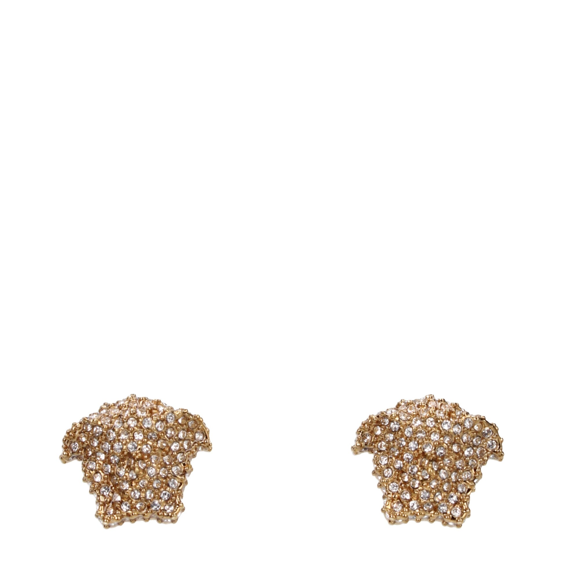 Versace Gold Brass Earrings