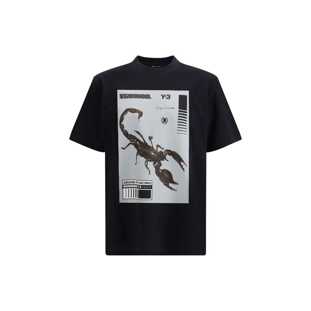 Y-3 Black Cotton T-Shirt
