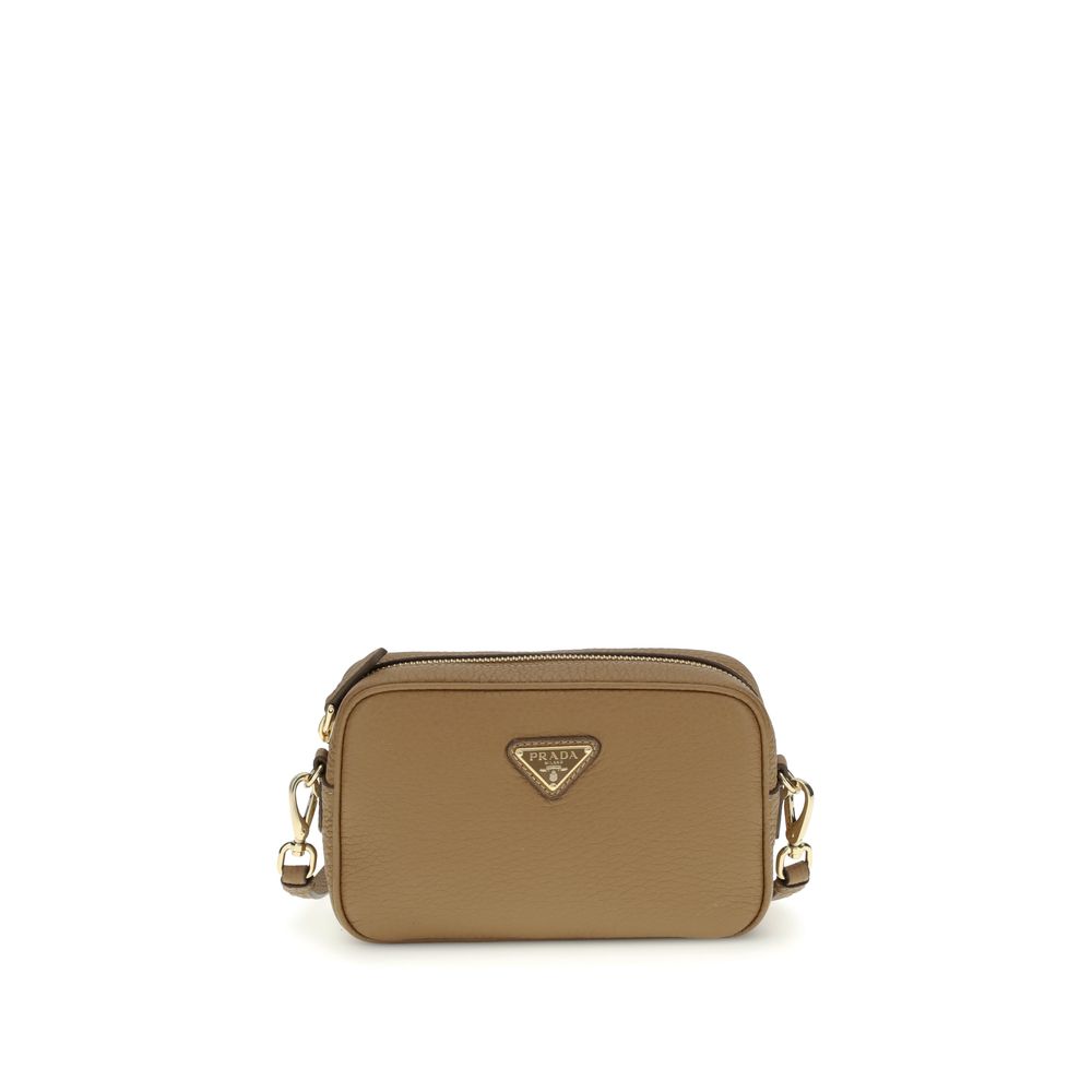 Prada Beige Calf Leather Bos Taurus False