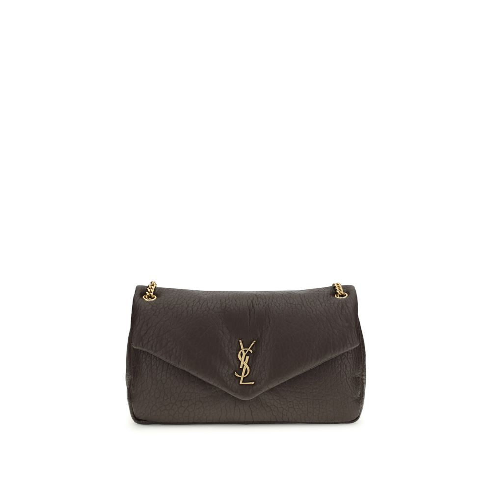 Saint Laurent Gray Lamb Ovis Aries Aries Shoulder Bag