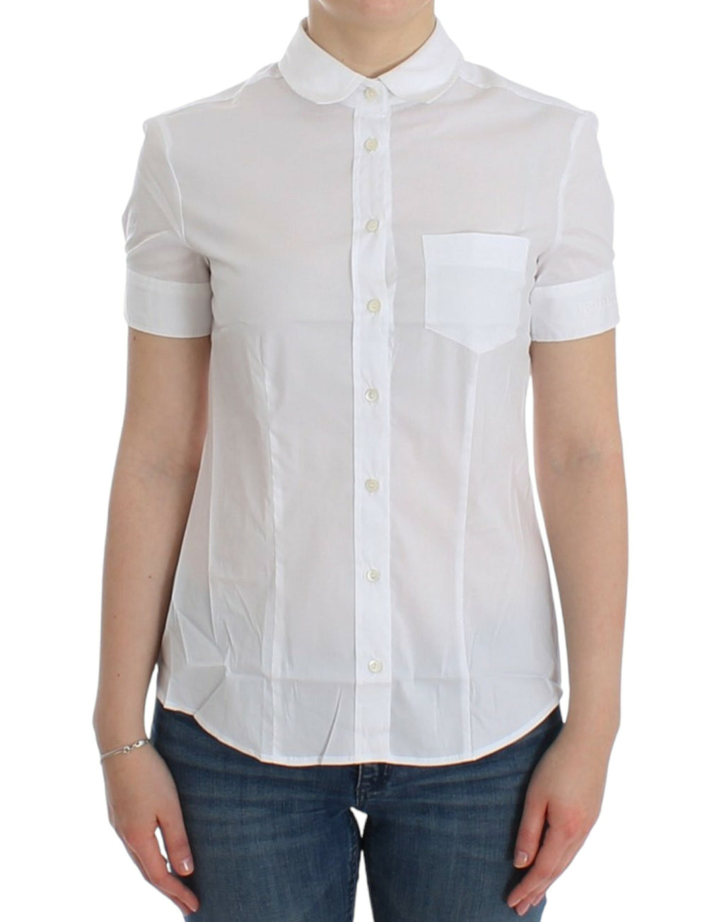John Galliano White Cotton Shirt Top