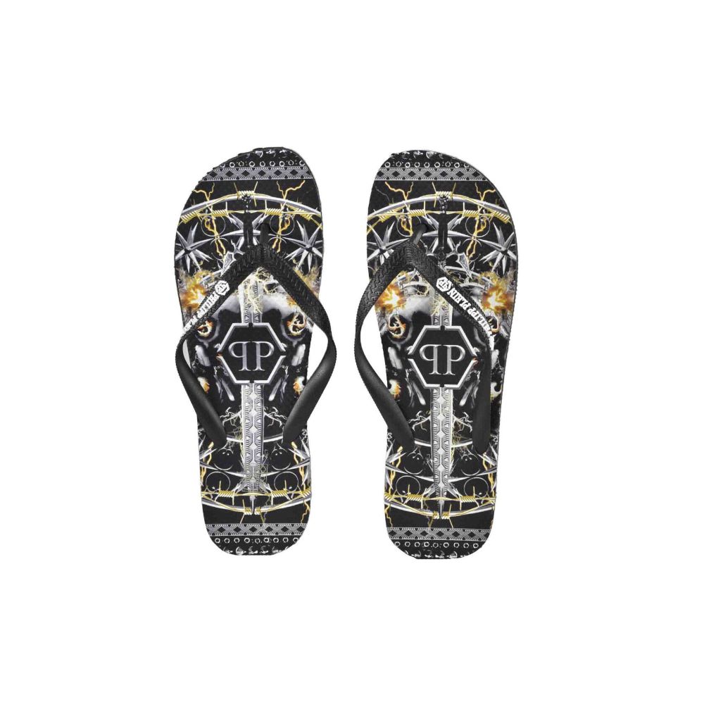 Philipp Plein Multicolor Polyester Women's Sandal