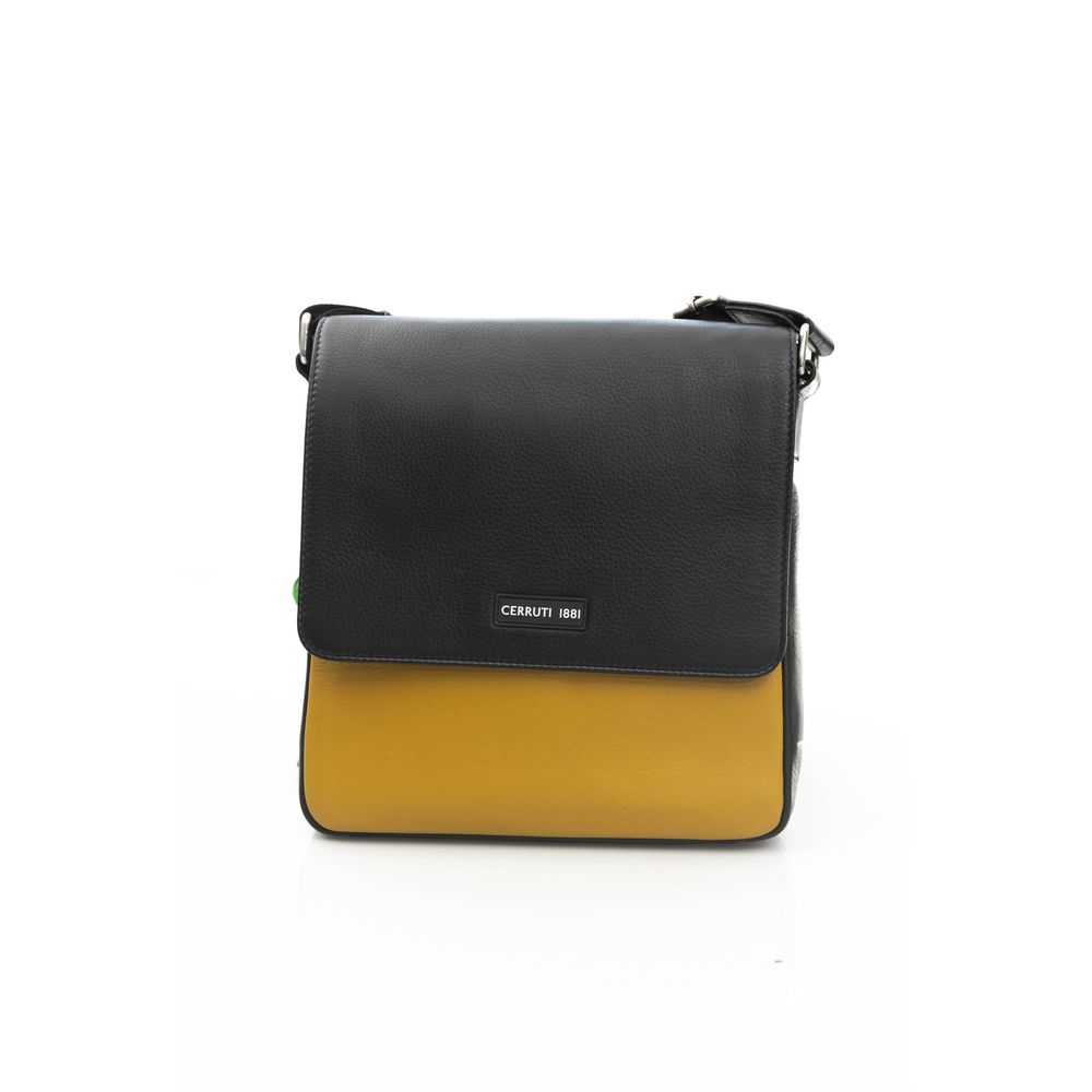 Cerruti 1881 Yellow Leather Women Crossbody Bag