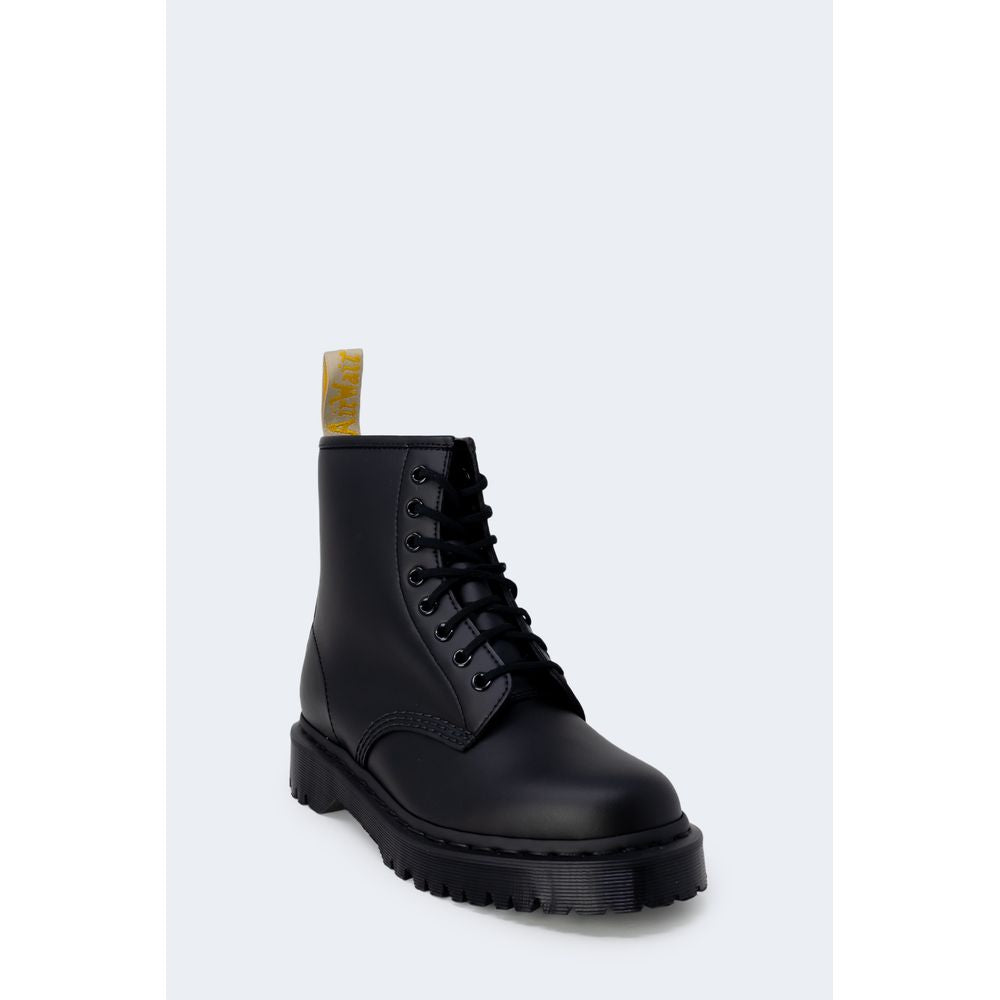 Dr. Martens Black Polyester Lace-Up Boots