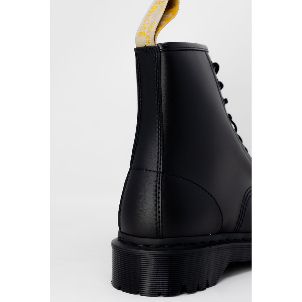 Dr. Martens Black Polyester Lace-Up Boots