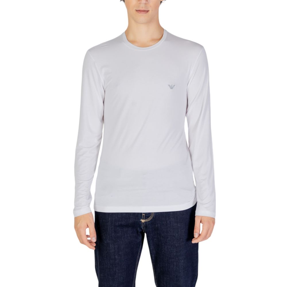Emporio Armani Underwear White Modal Long Sleeve T-Shirt
