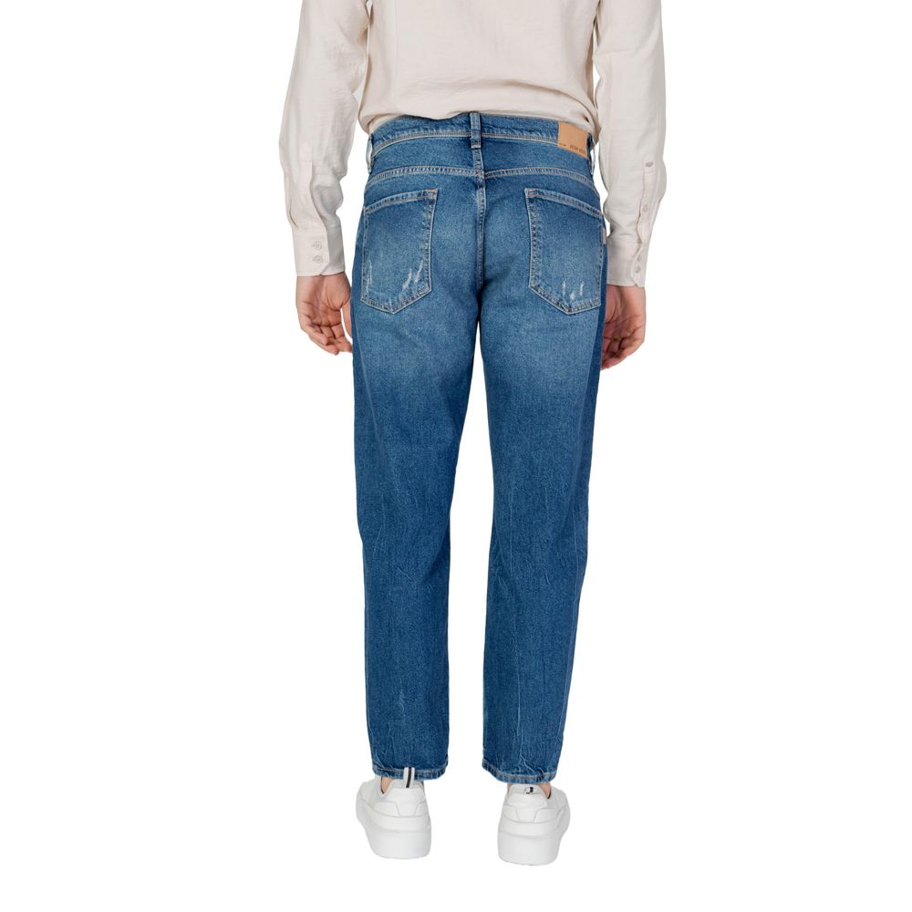 Antony Morato Blue Cotton Skinny Jean