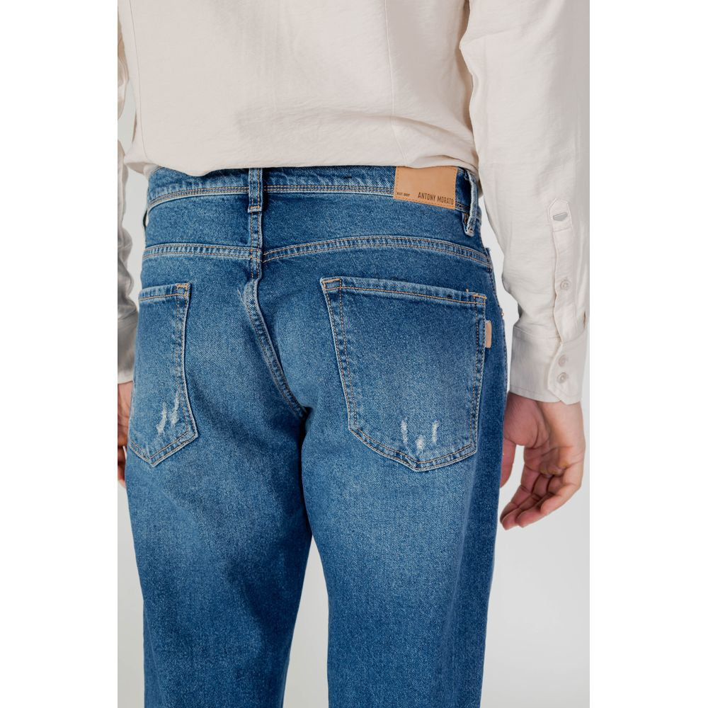 Antony Morato Blue Cotton Skinny Jean