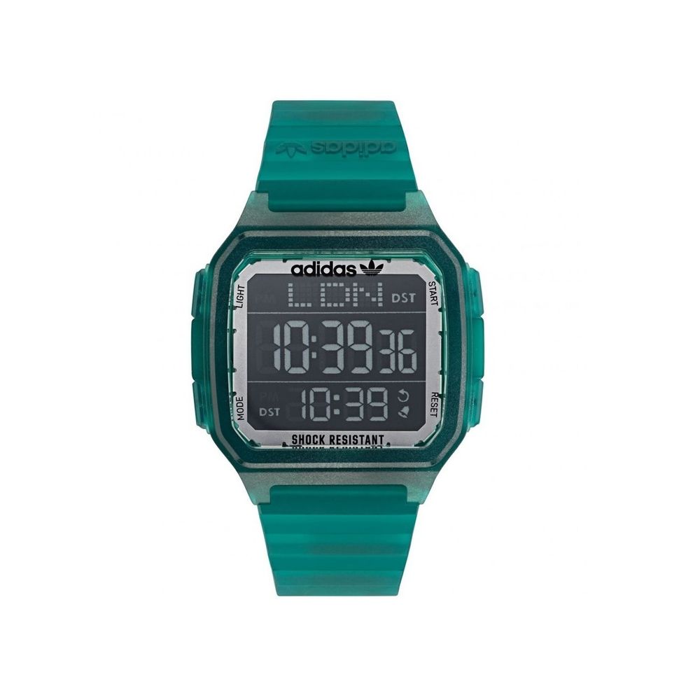 Adidas Green Resin Digital Watch