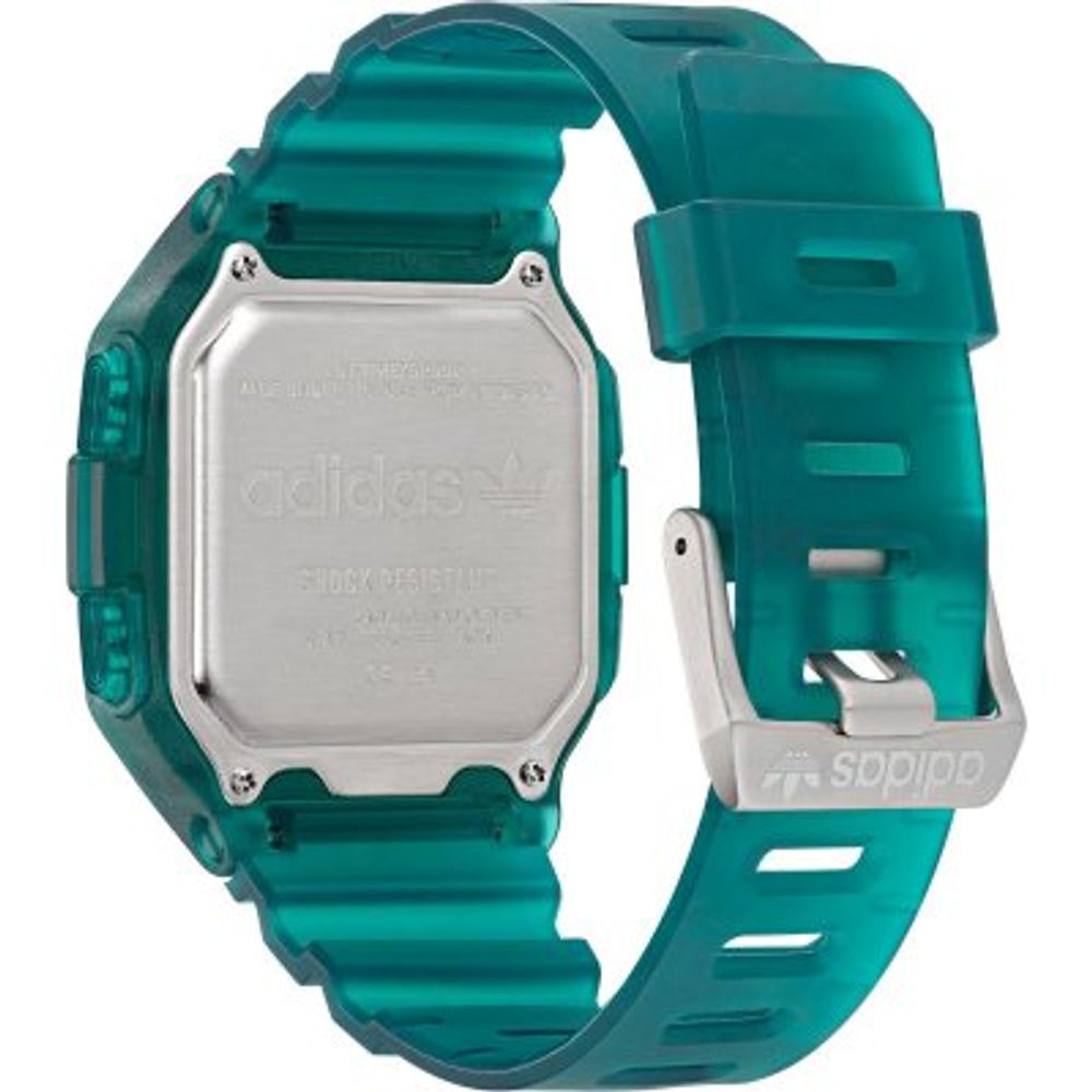 Adidas Green Resin Digital Watch