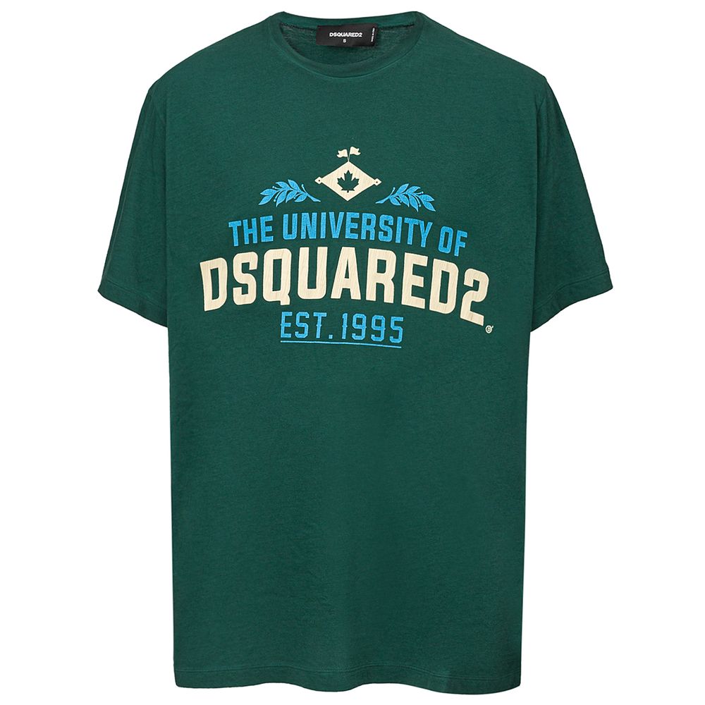 Dsquared¬≤ Green Cotton T-Shirt