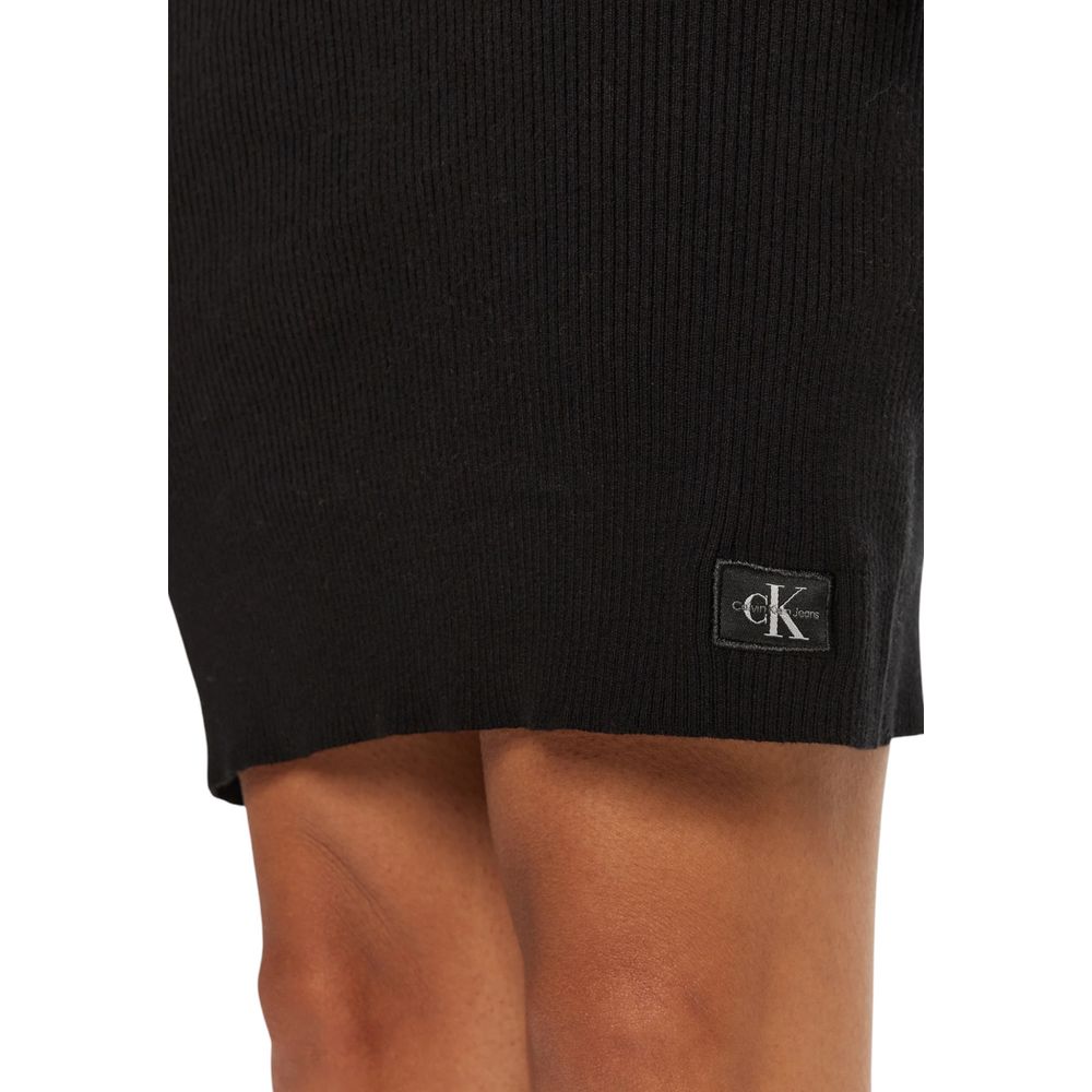 Calvin Klein Jeans Black Cotton Long