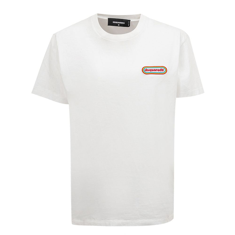 Dsquared¬≤ Chic White Cotton Staple Tee
