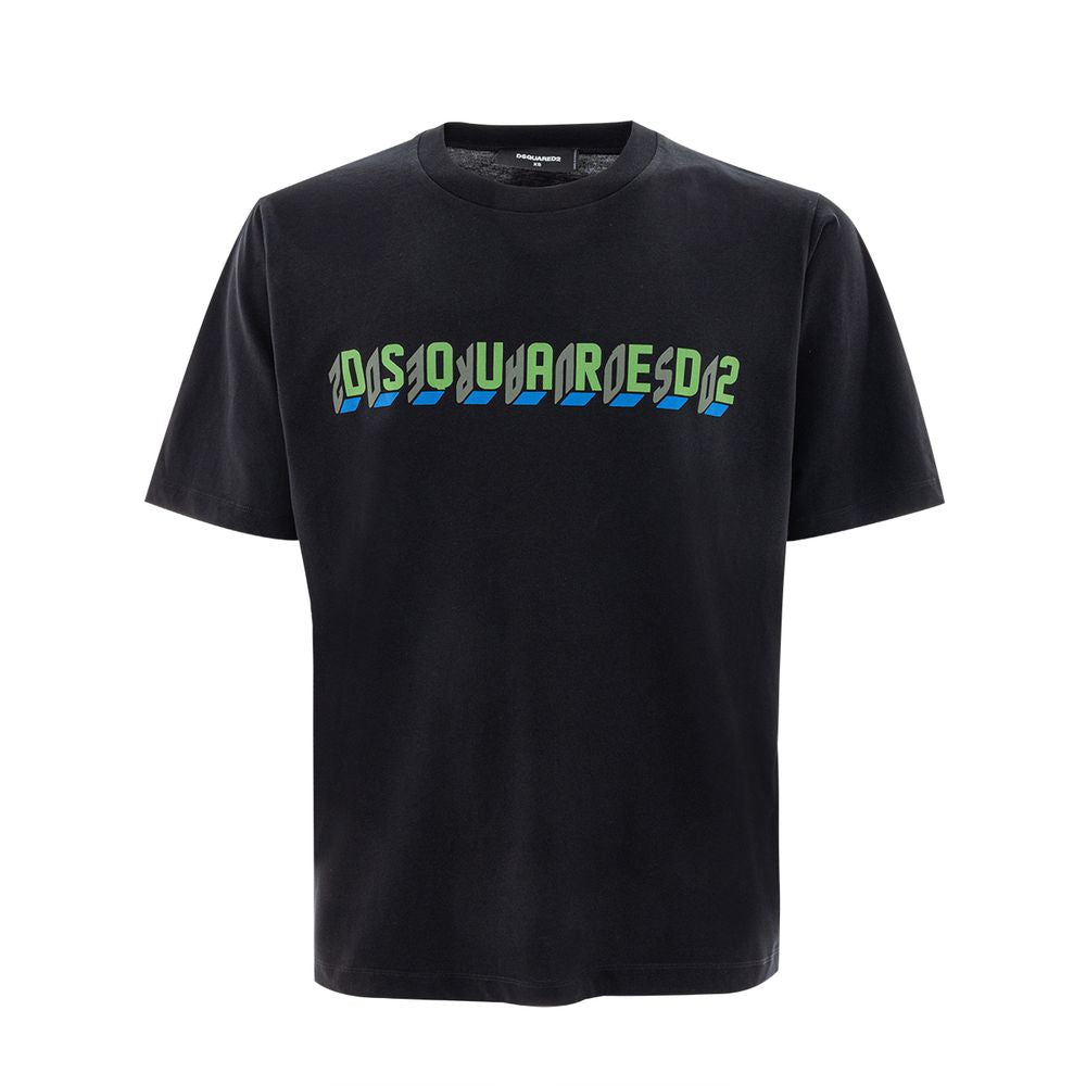 Dsquared¬≤ Black Cotton T-Shirt