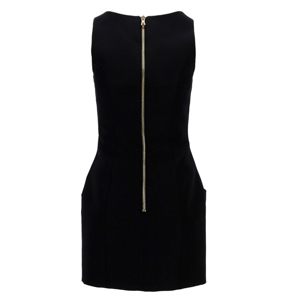 Balmain Black Wool Women Dress
