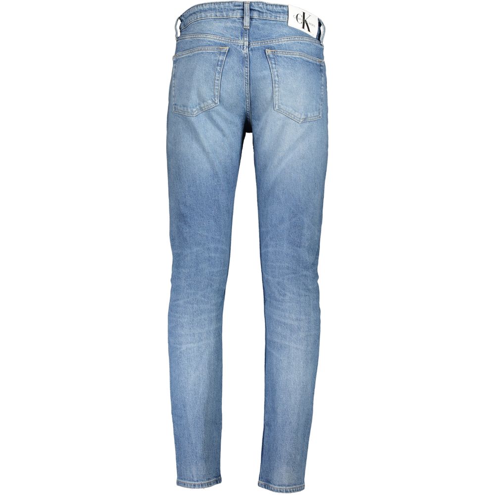 Calvin Klein Blue Cotton Men Jeans
