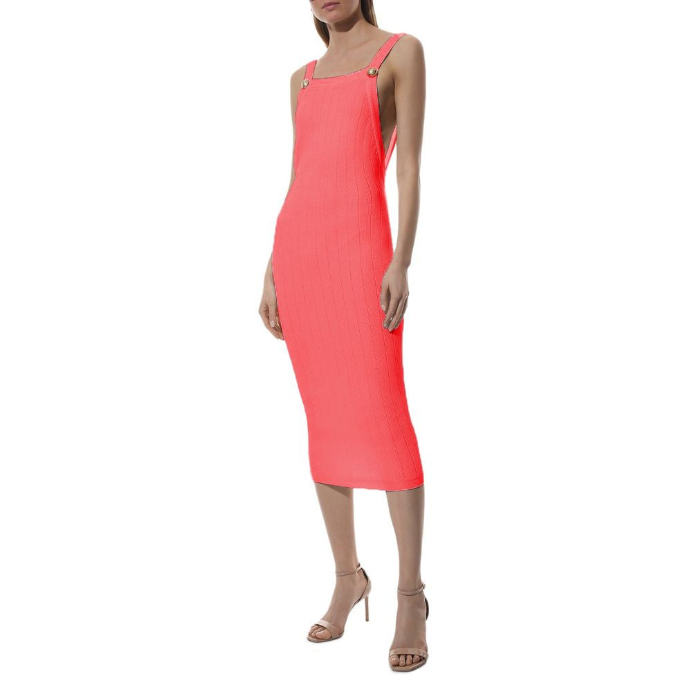 Balmain Pink Viscose Dress