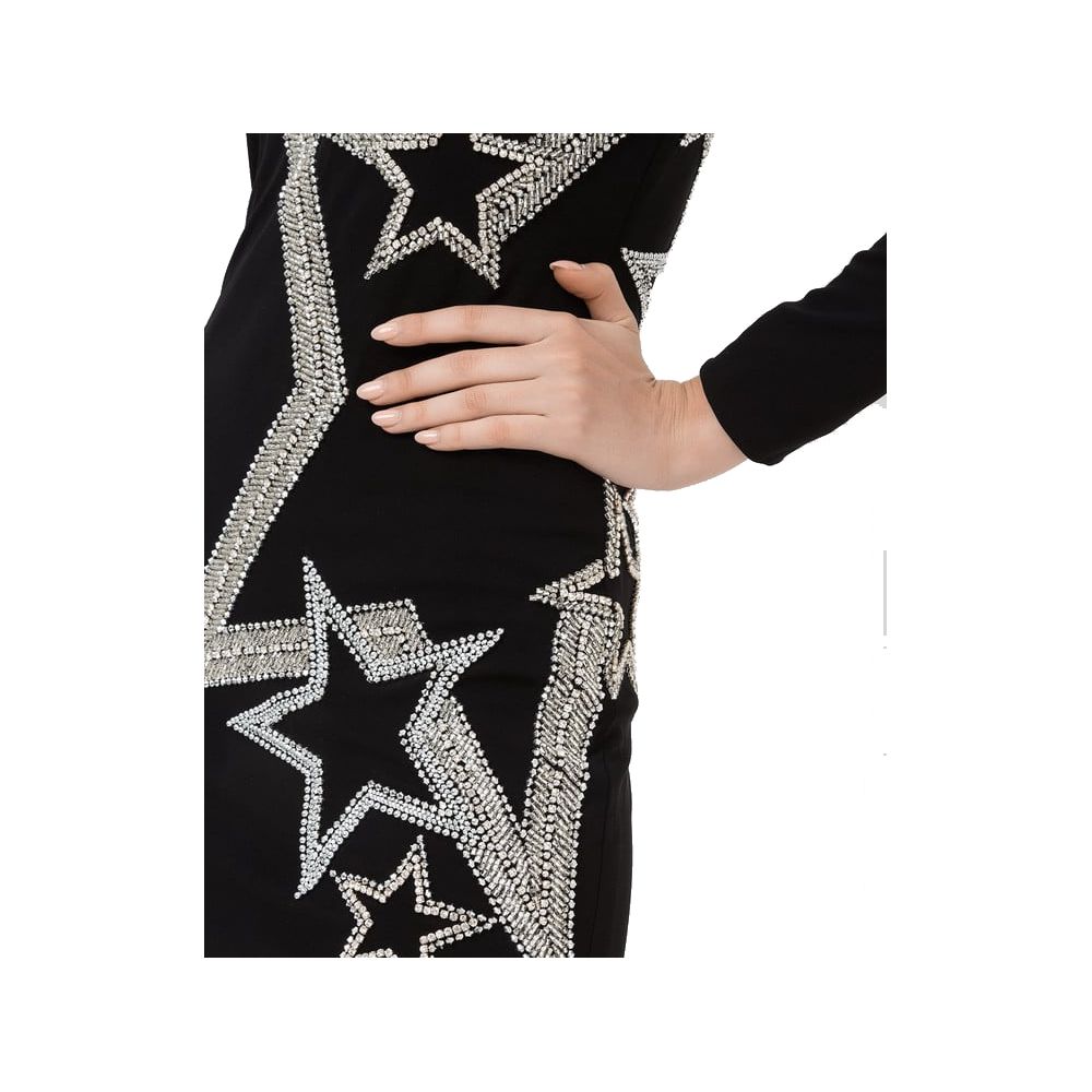 Balmain Black Viscose Dress