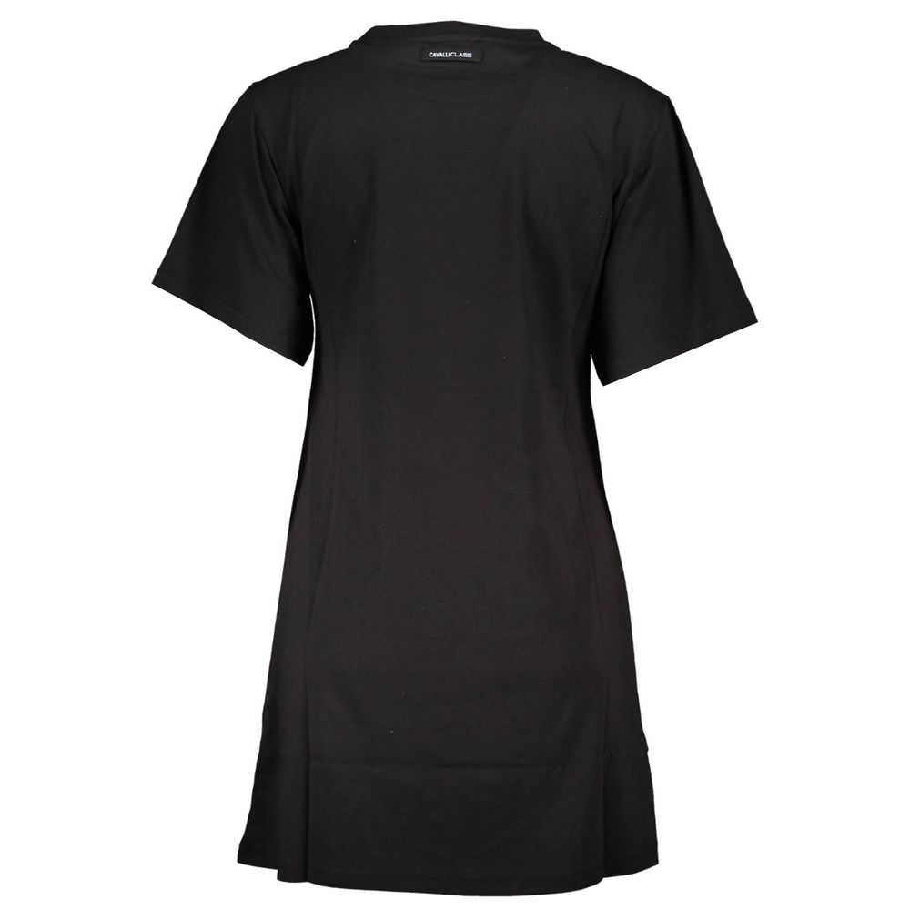 Cavalli Class Black Cotton Women T-Shirt
