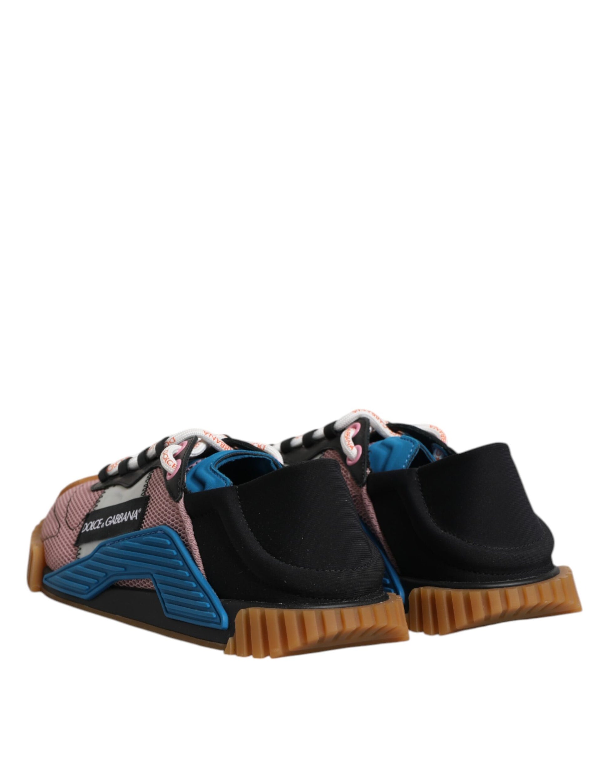 Dolce & Gabbana Multicolor Lace Up Low Top NS1 Sneakers Shoes