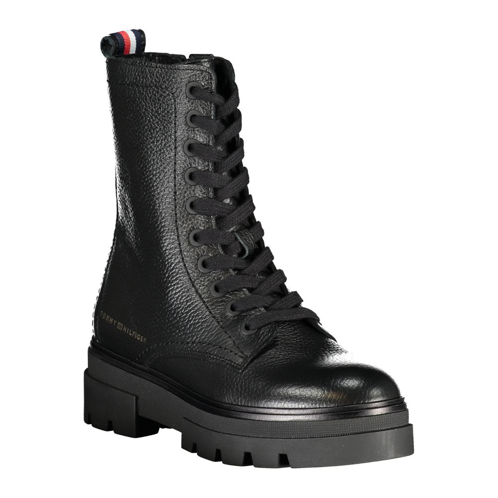 Tommy Hilfiger Black Polyester Ankle