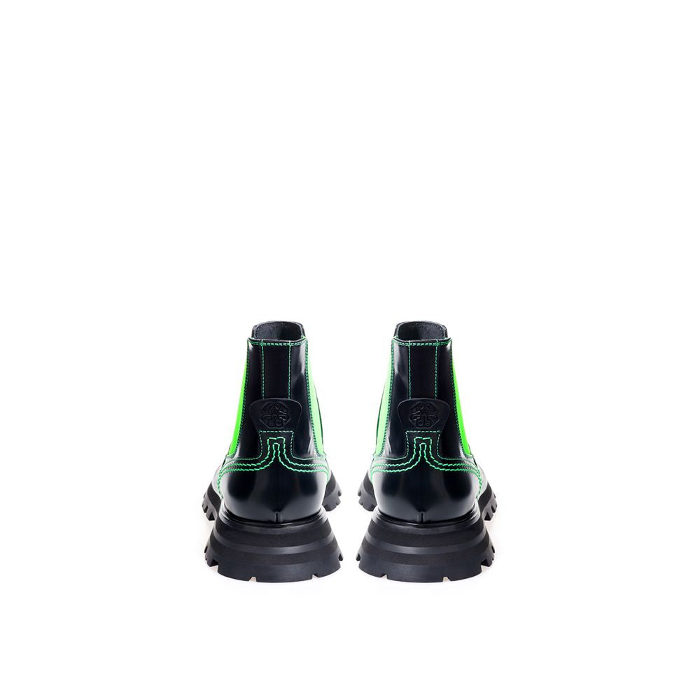 Alexander McQueen Multicolor Leather Chelsea Boots