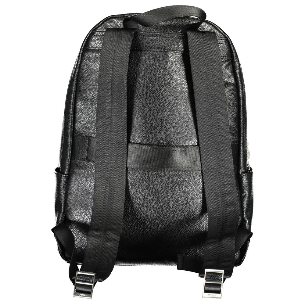 Guess Jeans Black Polyethylene Backpack