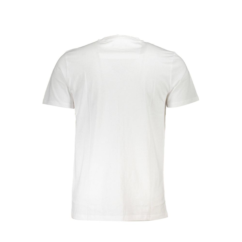 Cavalli Class White Cotton T-Shirt