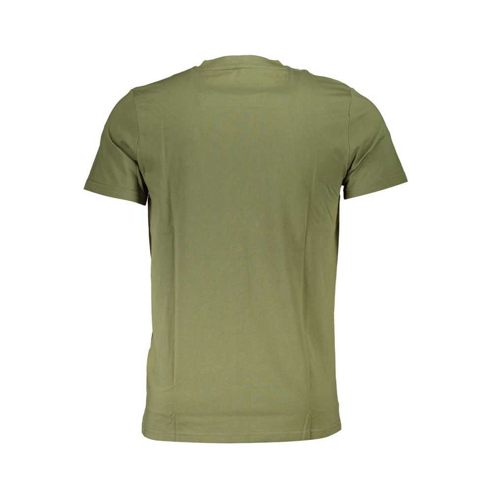 Cavalli Class Green Cotton T-Shirt