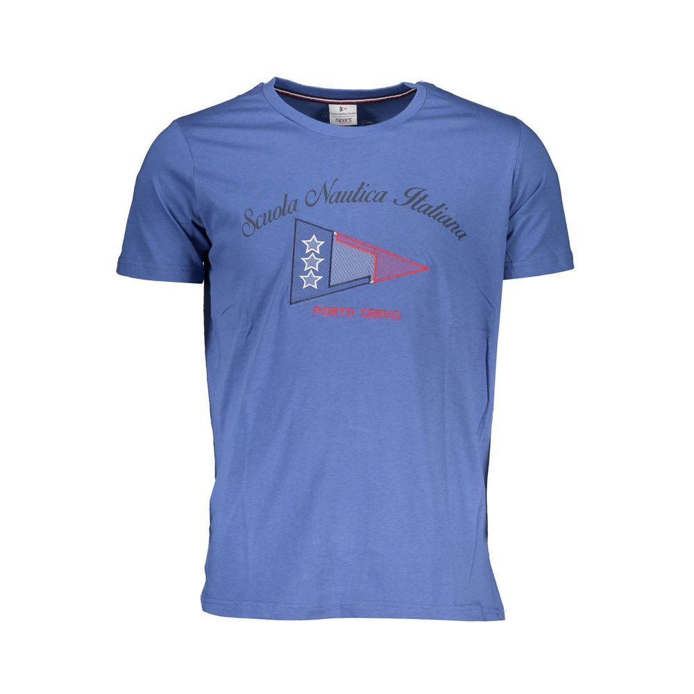 Scuola Nautica Blue Cotton T-Shirt