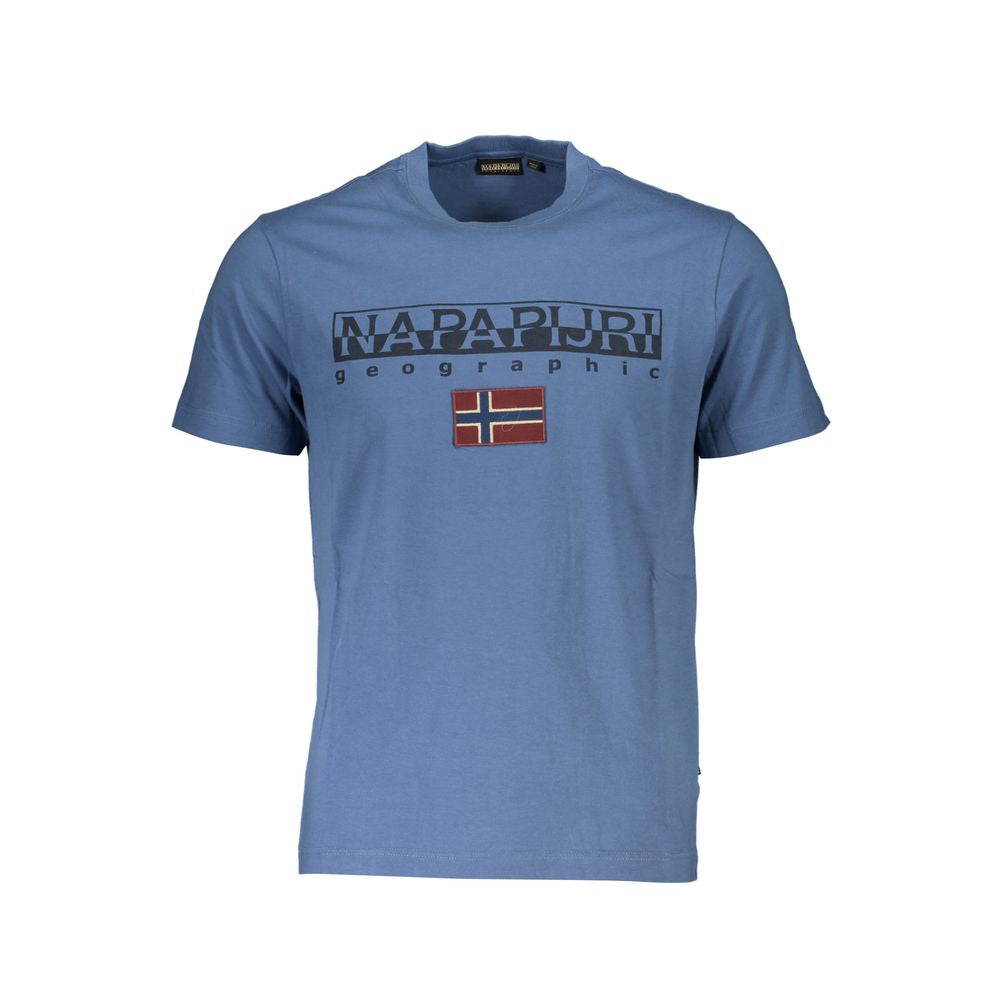 Napapijri Blue Cotton T-Shirt
