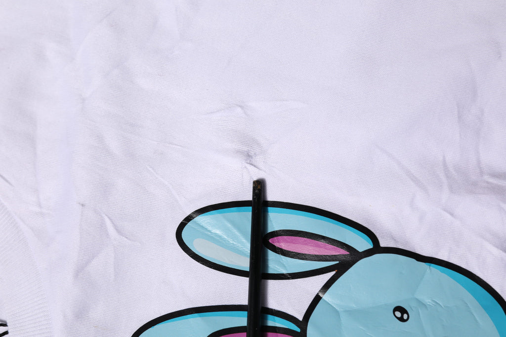 Dolce & Gabbana White Cotton Graphic Print Crew Neck T-shirt