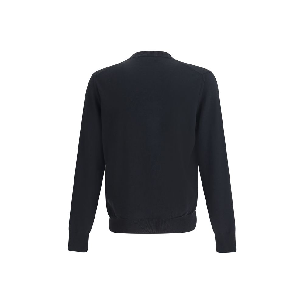 Alexander McQueen Black Wool Sweatshirt