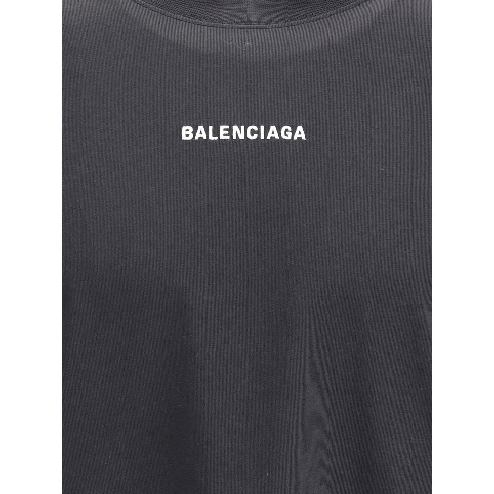 Balenciaga T-Shirt with logo printed on the front and back