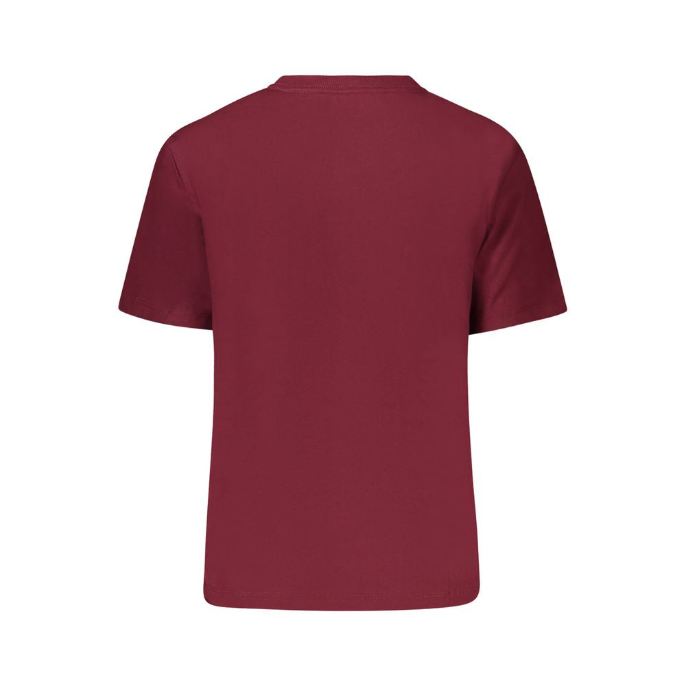Calvin Klein Red Cotton Tops & T-Shirt