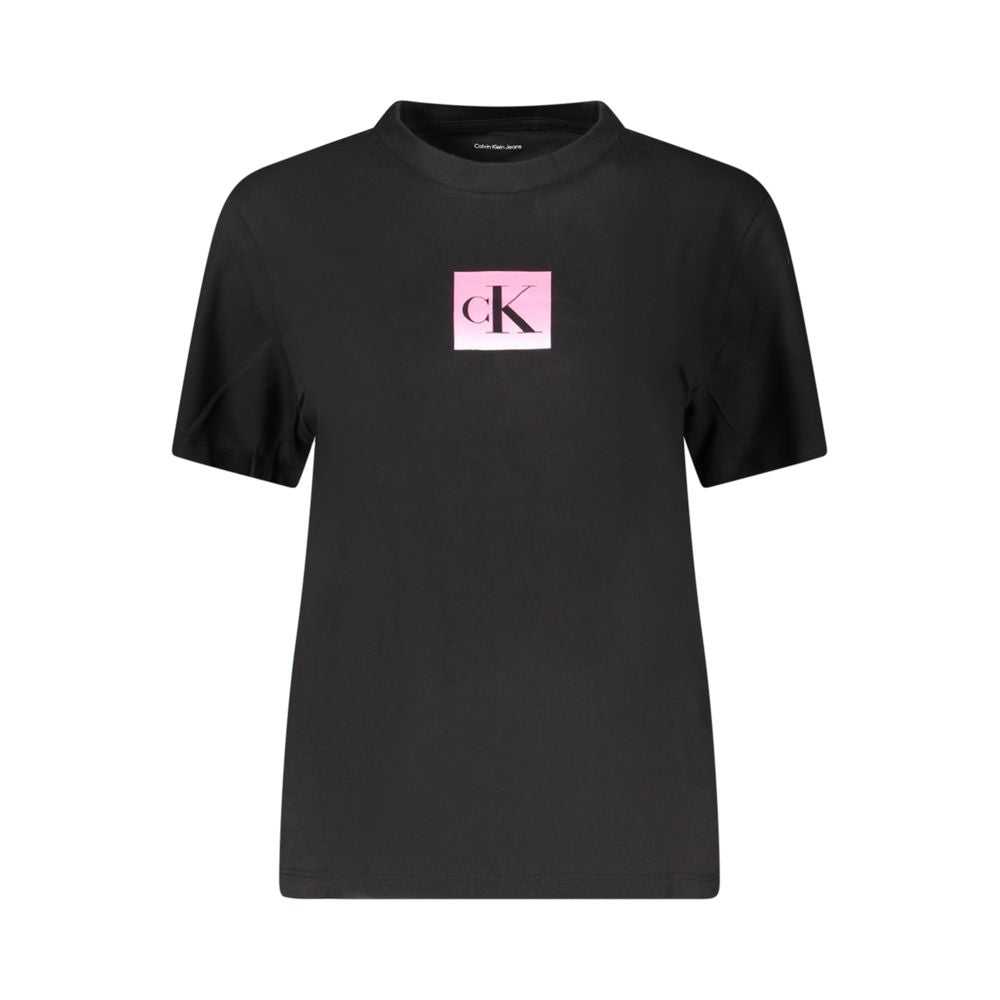 Calvin Klein Black Cotton Tops & T-Shirt
