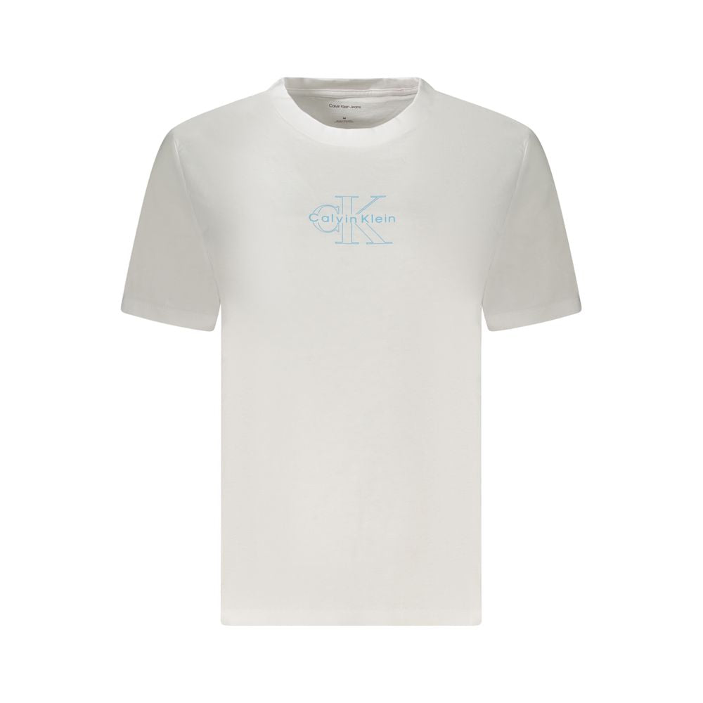 Calvin Klein White Cotton Tops & T-Shirt