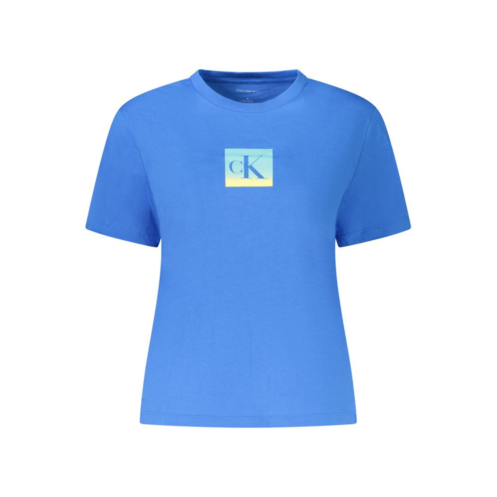 Calvin Klein Blue Cotton Tops & T-Shirt