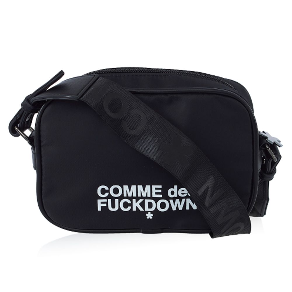 Comme Des Fuckdown Black Polyester Women Crossbody Bag