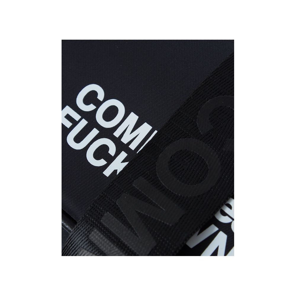 Comme Des Fuckdown Black Polyester Women Crossbody Bag
