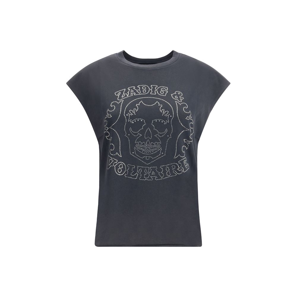 Zadig & Voltaire Skull strass T-Shirt