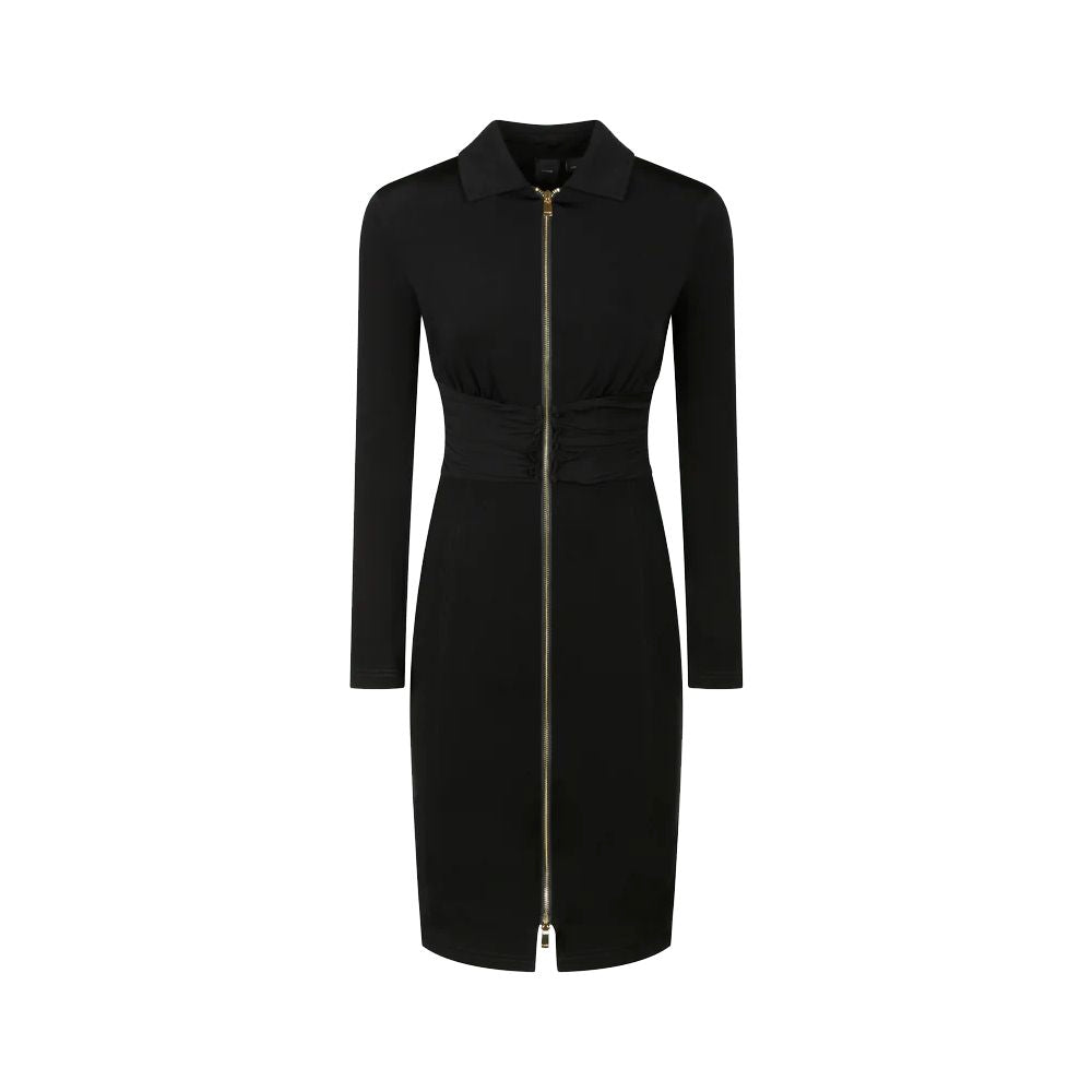PINKO Black Viscose Dress