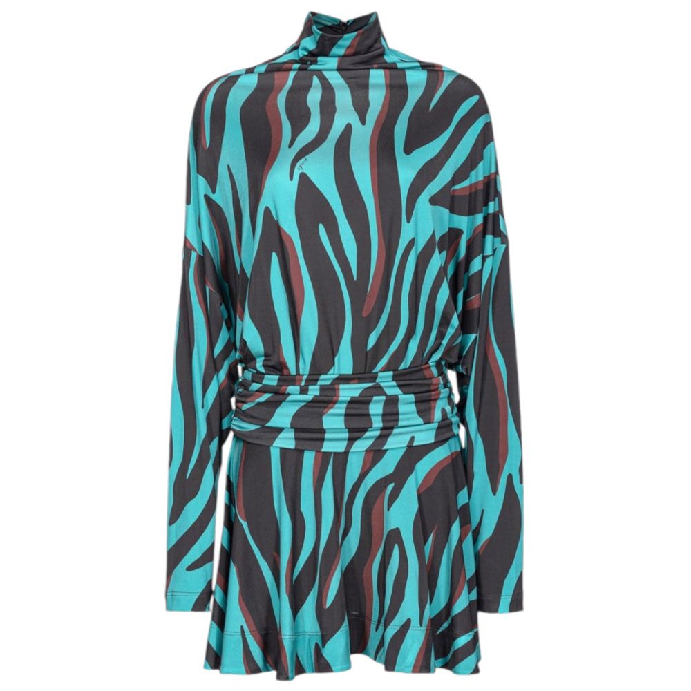 PINKO Green Viscose Dress
