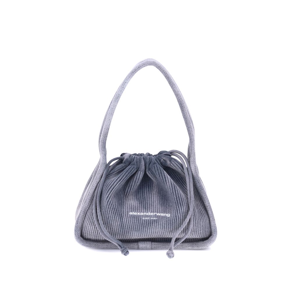 Alexander Wang Light Blue Cotton Shoulder Bag