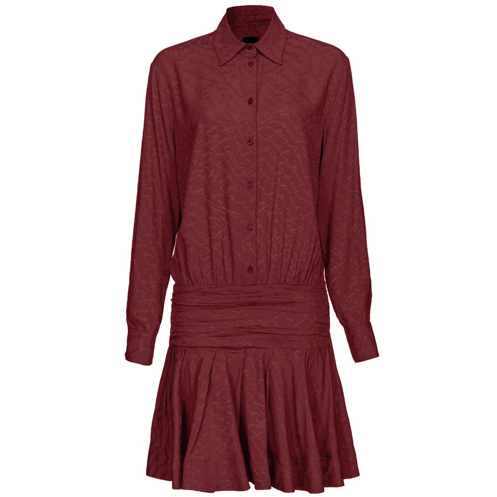 PINKO Red Silk Women Dress