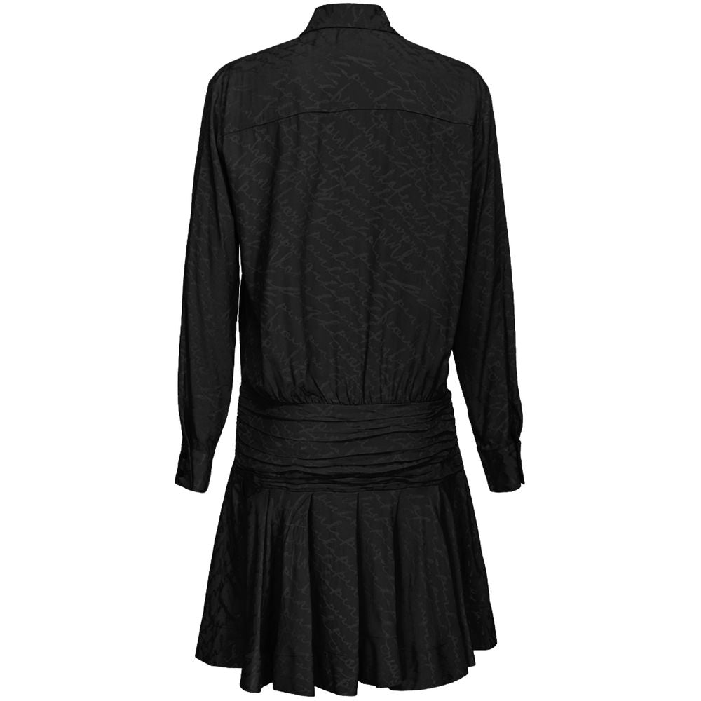 PINKO Black Silk Women Dress