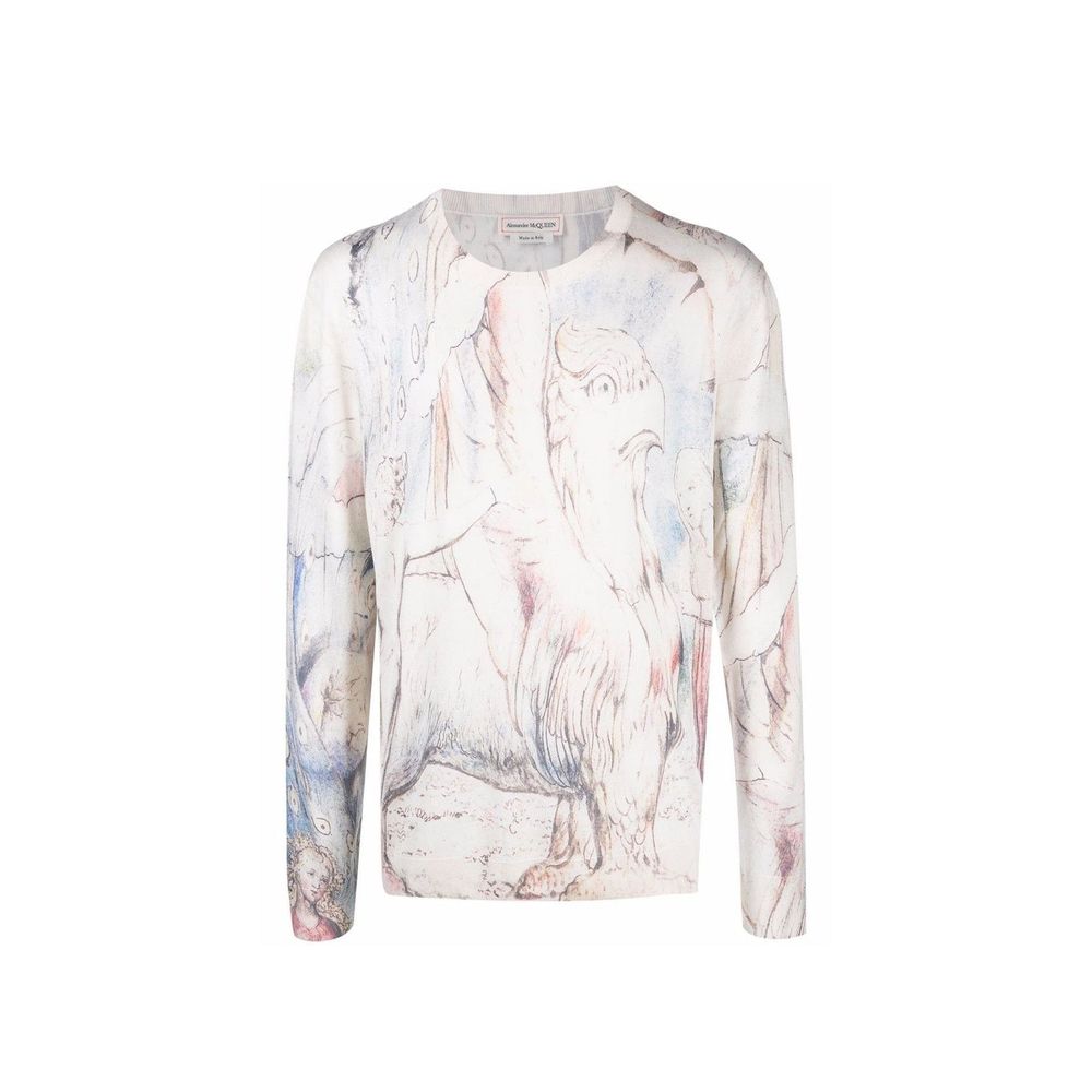 Alexander McQueen William Blake Dante Print Pullover