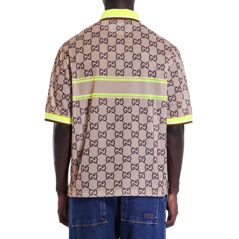 Gucci GG Supreme Perforated Polo